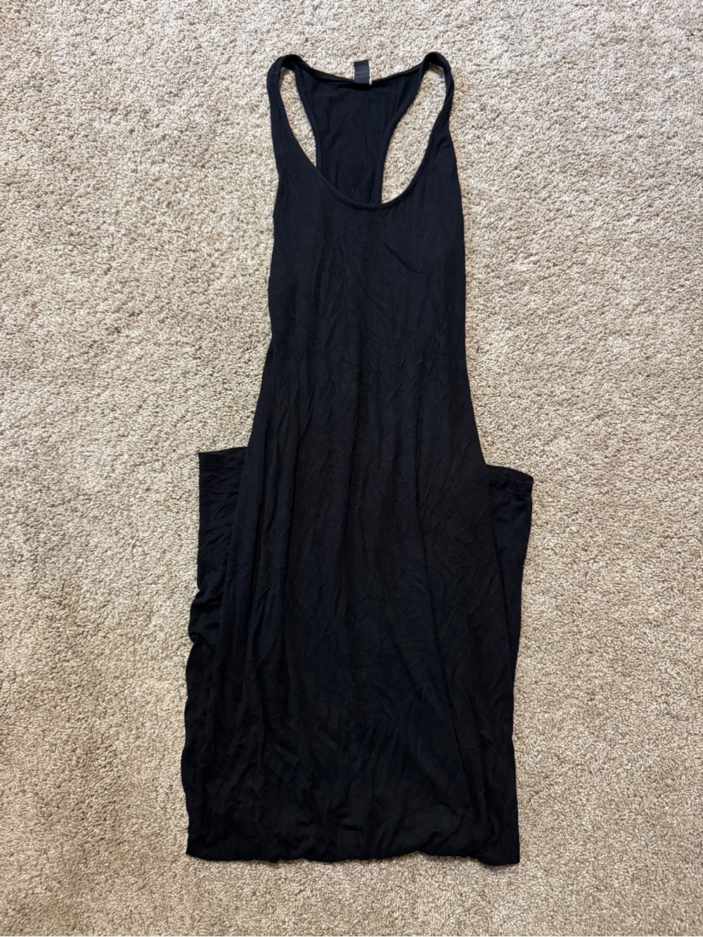 Small Women’s Windsor Black Racer Back Maxi Dress